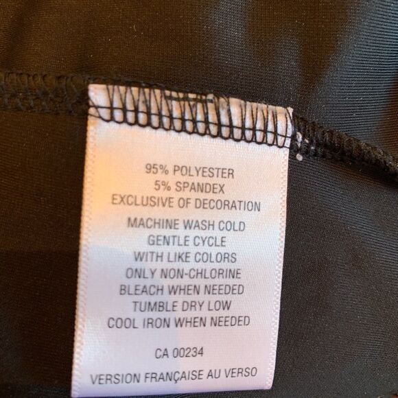 Style & Co Velvet Dress embroidered sz L - Picture 9 of 10